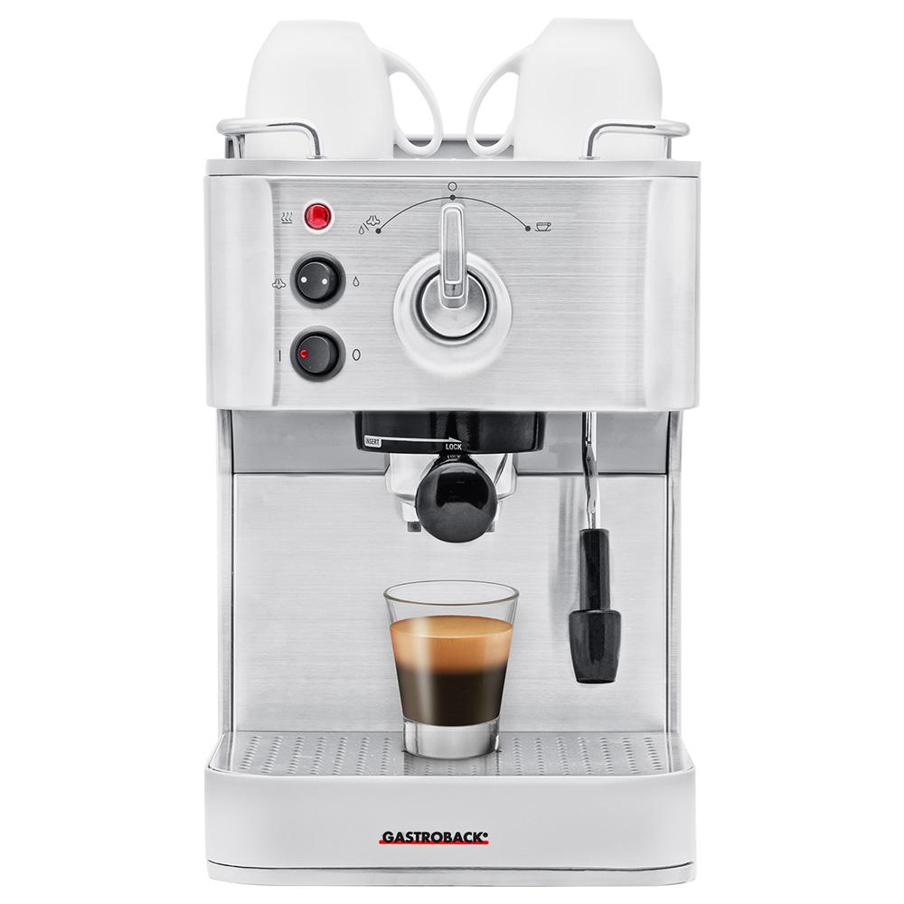 Gastroback - Design Espresso Plus Coffee Machine - Silver