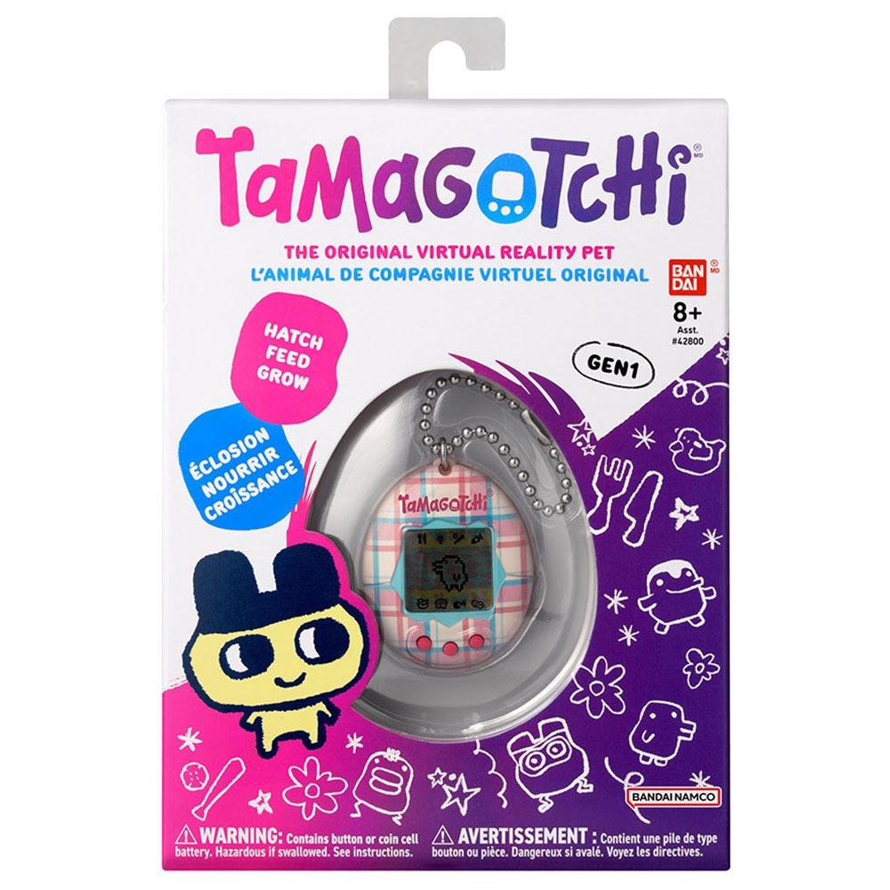 Bandai - Battery Operated Tamagotchi Original Plaid Virtual Pet