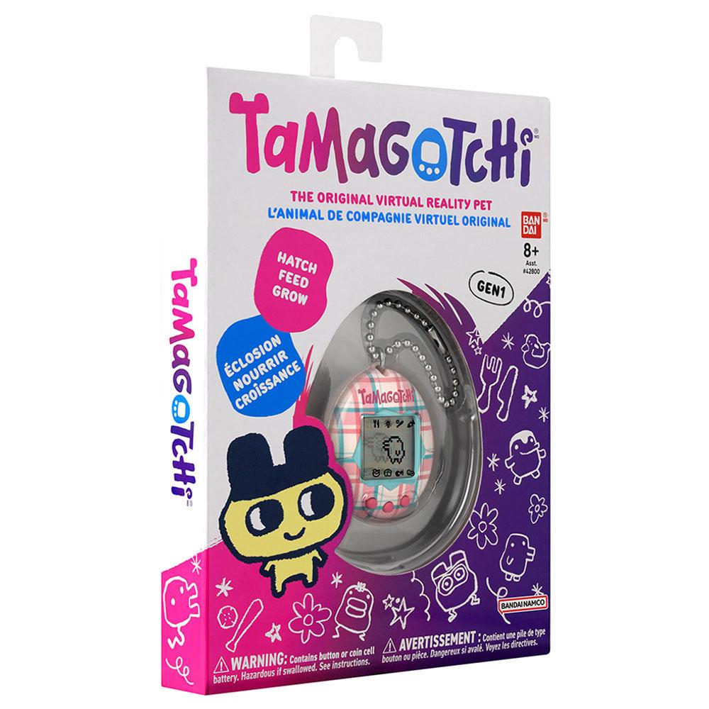 Bandai - Battery Operated Tamagotchi Original Plaid Virtual Pet