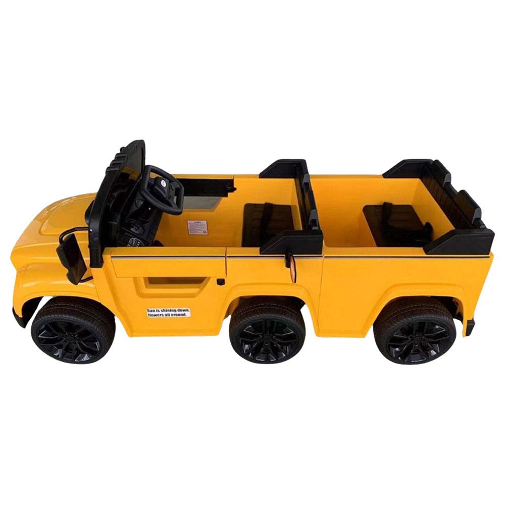 Megastar - Kids Electric Ride On School Bus - 24V - Yellow