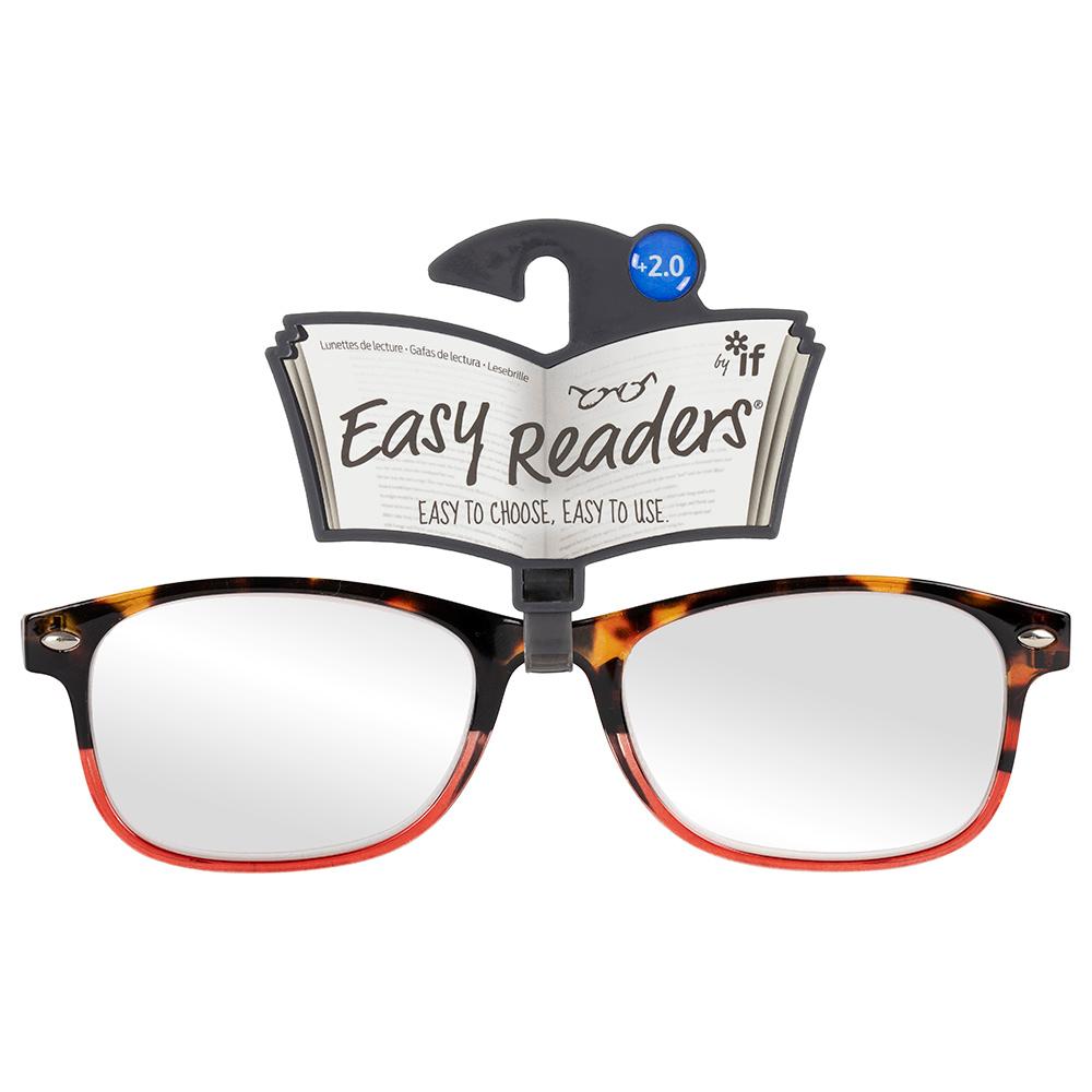 If - Easy Duo Readers - +2.0 - F - Red/Tortoiseshell