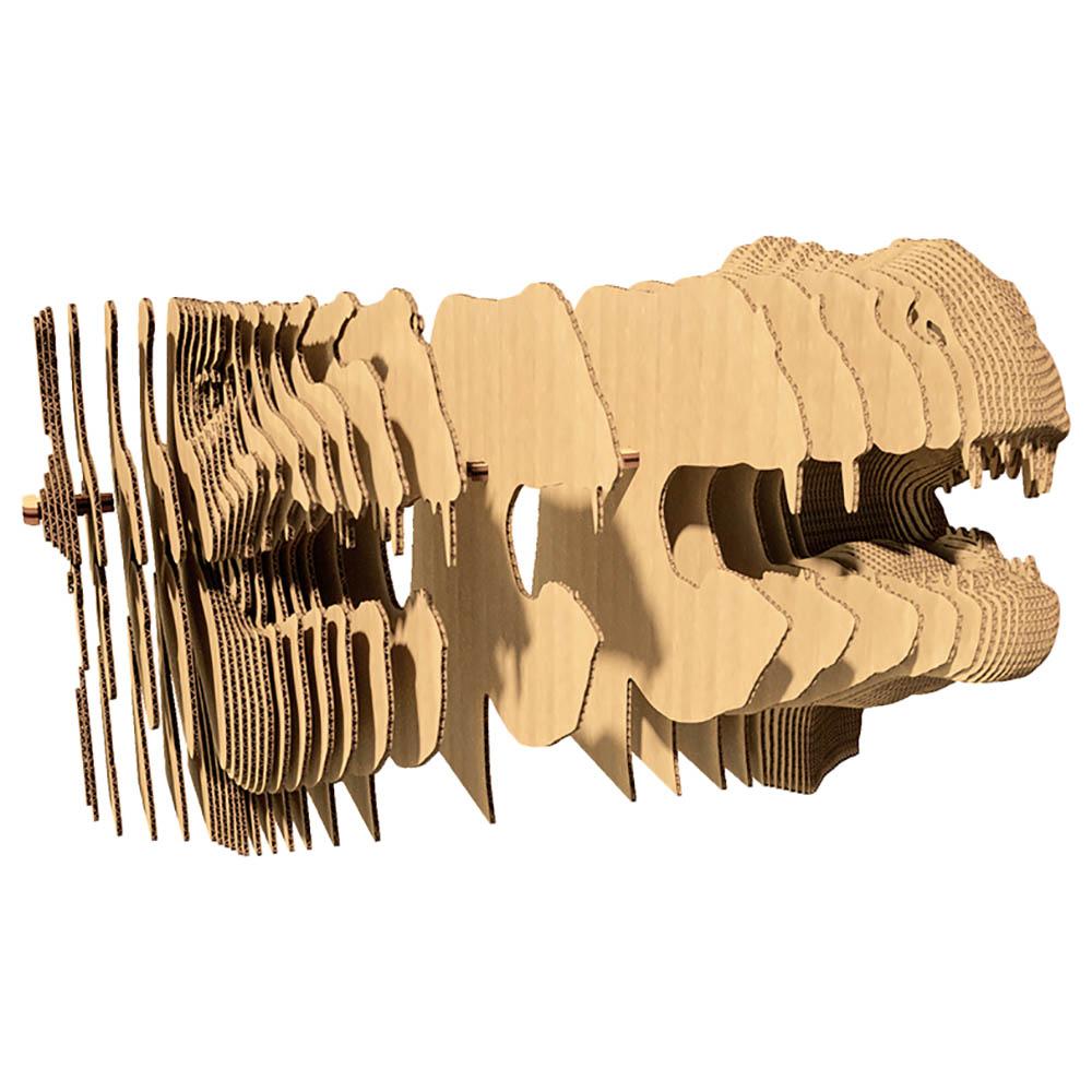 Cartonic - 3D Cardboard Sculpture Puzzle - T-Rex - 72pcs