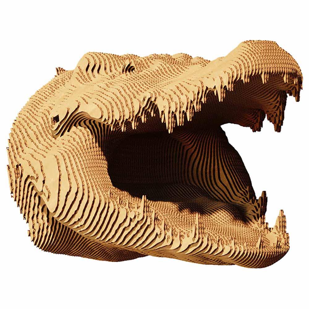 Cartonic - 3D Cardboard Sculpture Puzzle - Crocodile - 99pcs