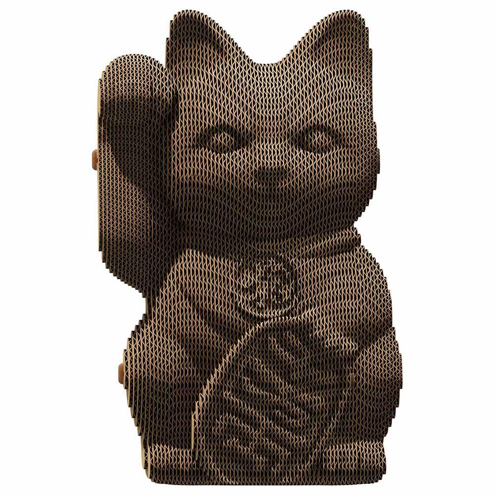 Cartonic - 3D Cardboard Sculpture Puzzle - Lucky Cat - 93pcs