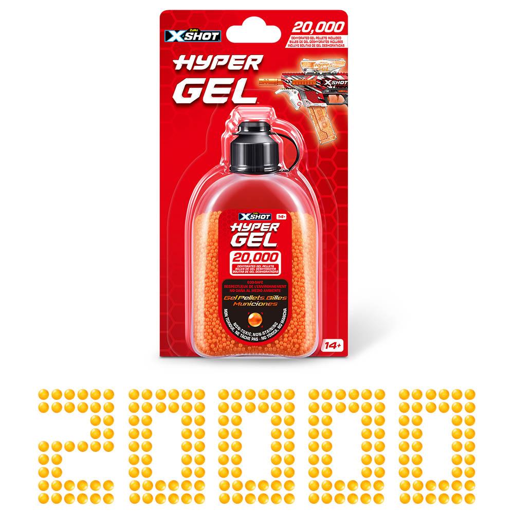 X-Shot - Hyper Gel Gellets Pack - 20000pcs - Orange