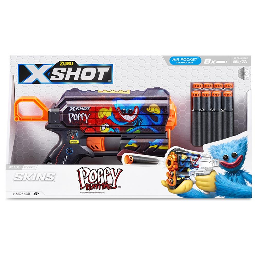 X-Shot - Skins Flux Poppy Playtime S1 w/ 8 Darts - Toony