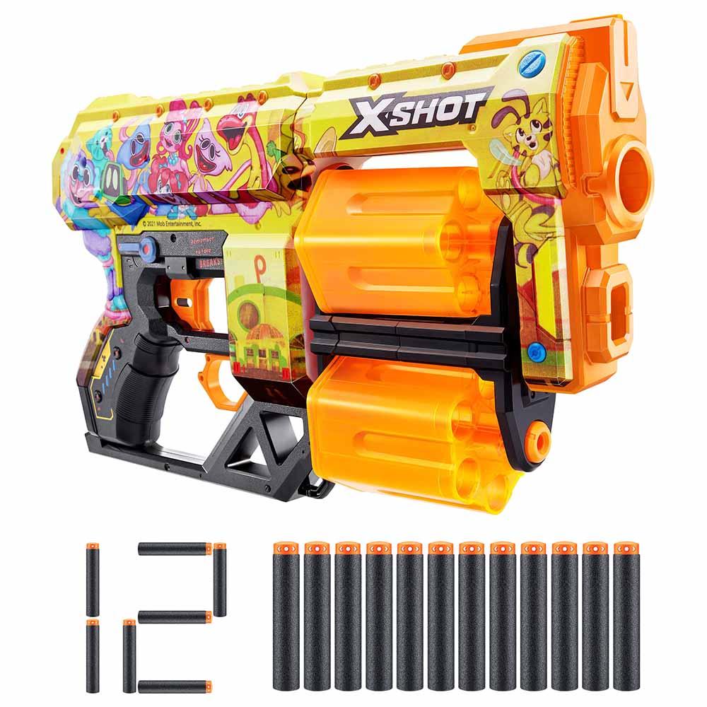 X-Shot - Skins Dread Poppy Playtime S1 w/ 12 Darts - Playtime Co