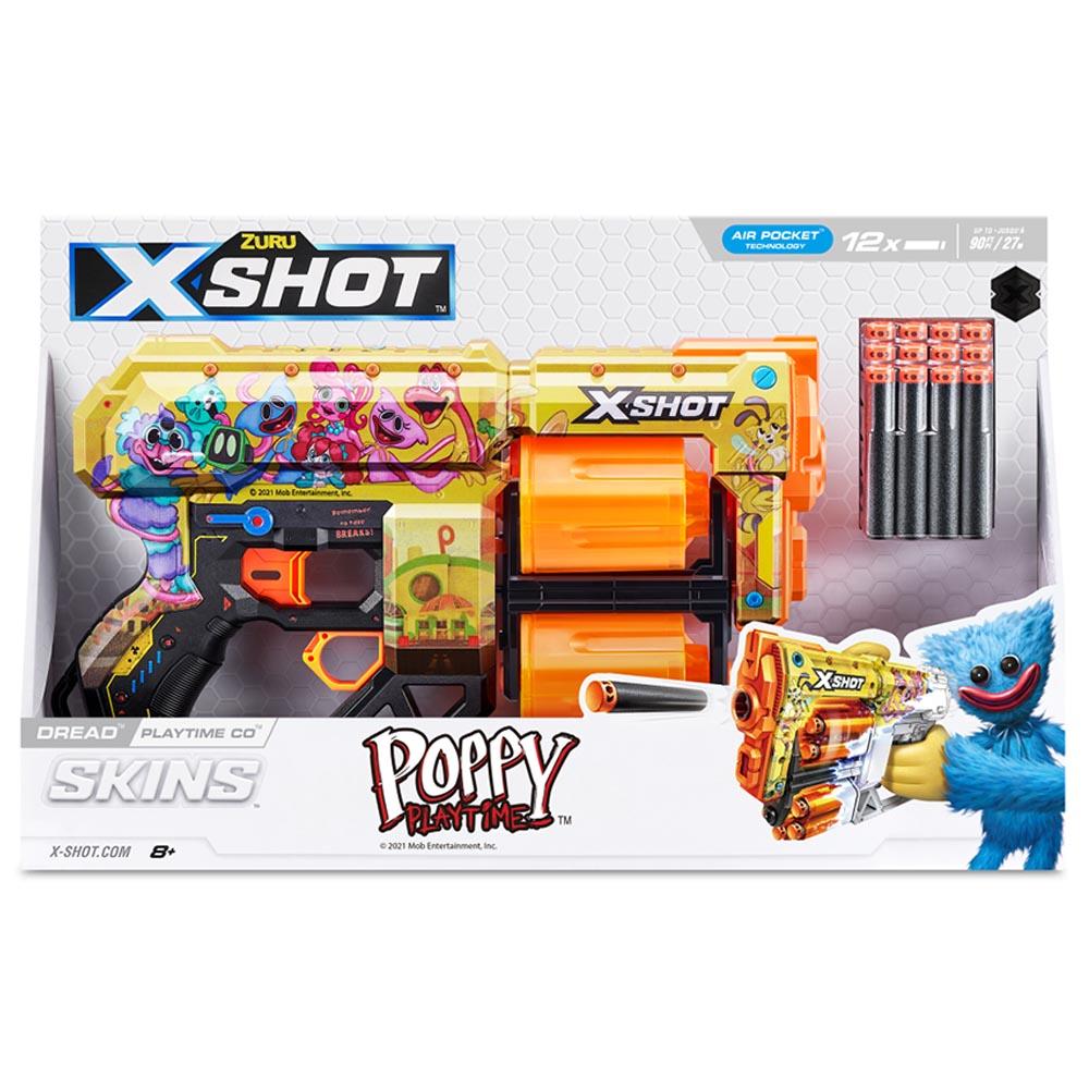 X-Shot - Skins Dread Poppy Playtime S1 w/ 12 Darts - Playtime Co