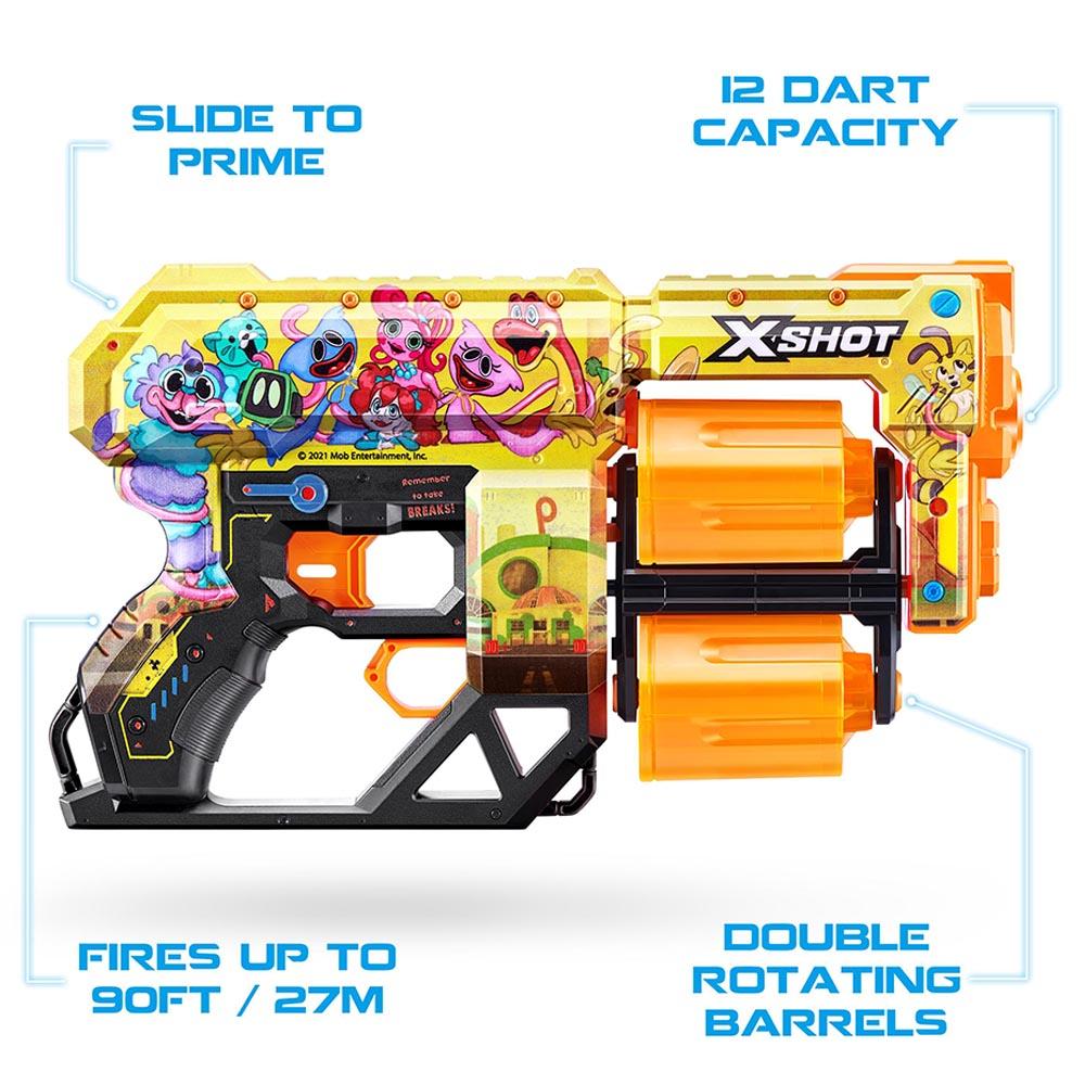 X-Shot - Skins Dread Poppy Playtime S1 w/ 12 Darts - Playtime Co