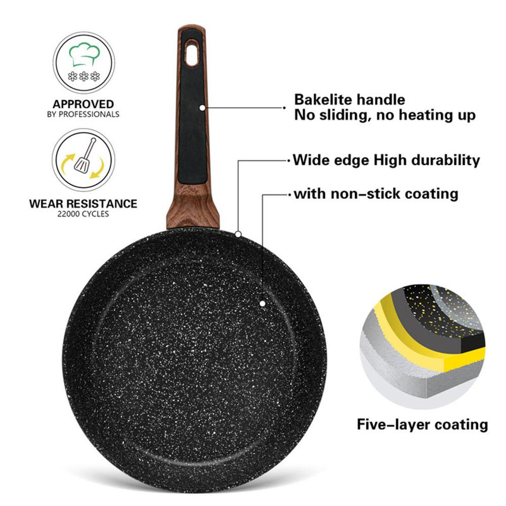 Fissman - Diamond Series Frying Pan With Induction Bottom - Black