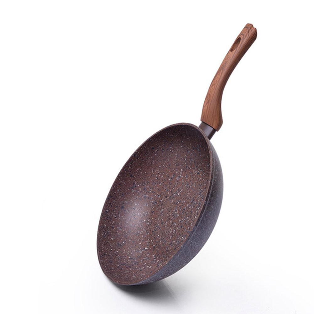 Fissman - Magic Brown Series Non-Stick Wok - Chocolate - 24x7 cm