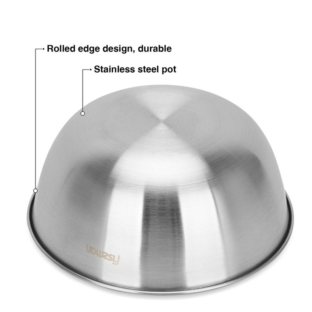 Fissman - Stainless Steel Mixing Bowl - Silver - 1.2 L