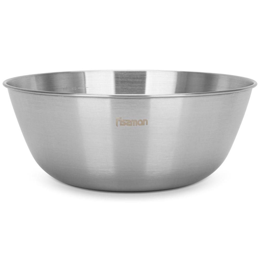 Fissman - Stainless Steel Mixing Bowl - Silver - 1.8 L