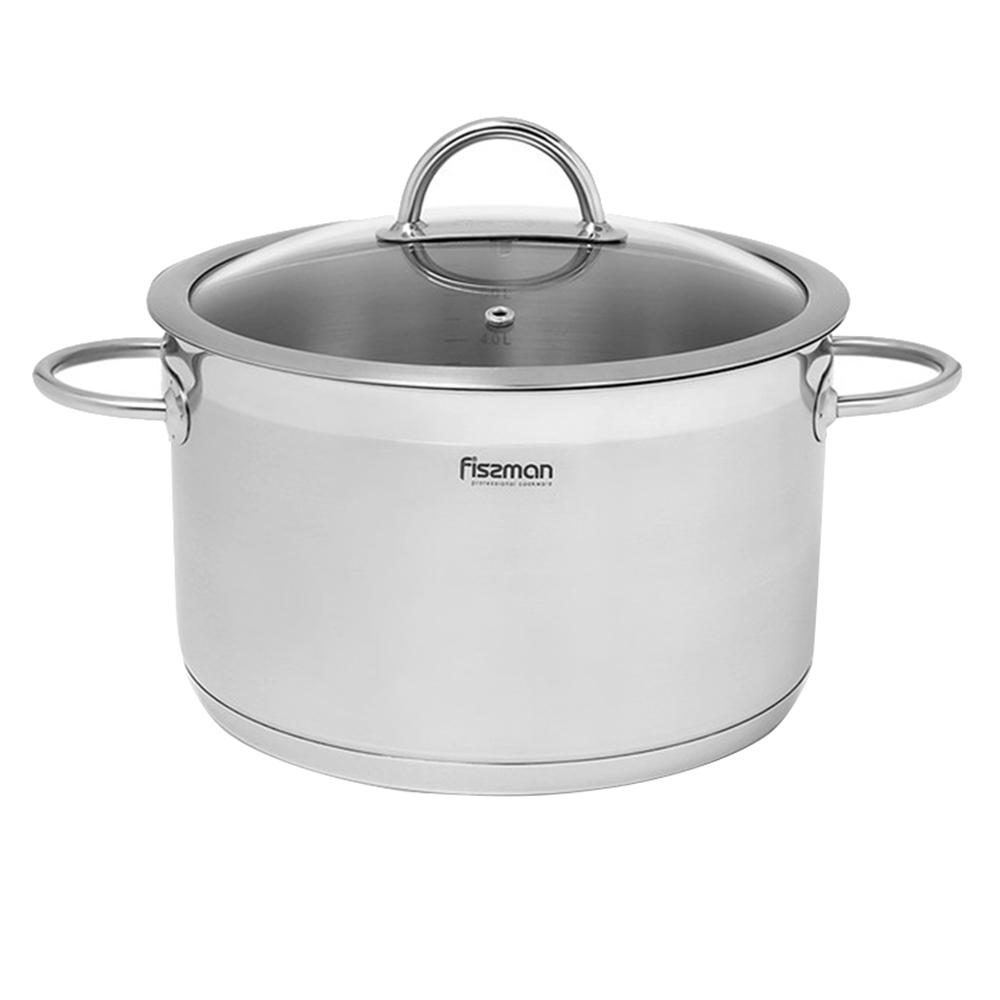 Fissman - Benjamin Stainless Steel Casserole With Lid - 24х14 cm