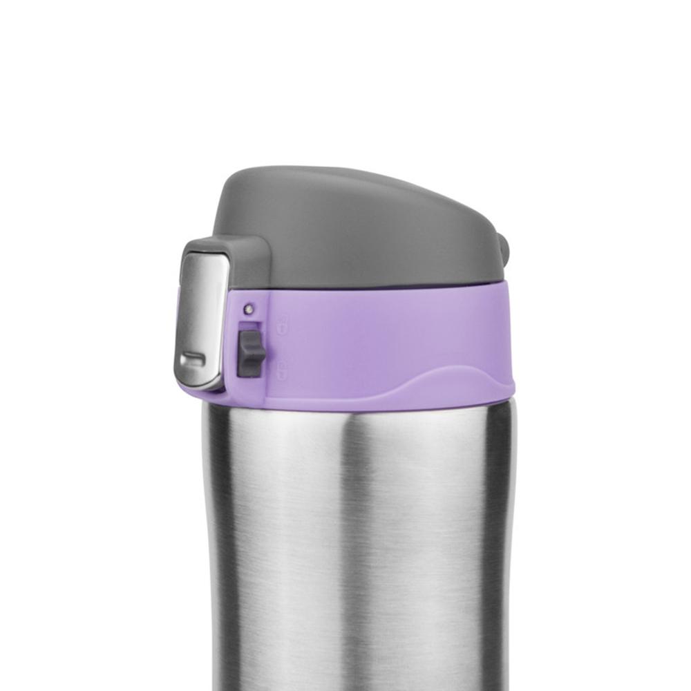 Fissman - Double Wall Vacuum Water Bottle - Purple - 420 ml