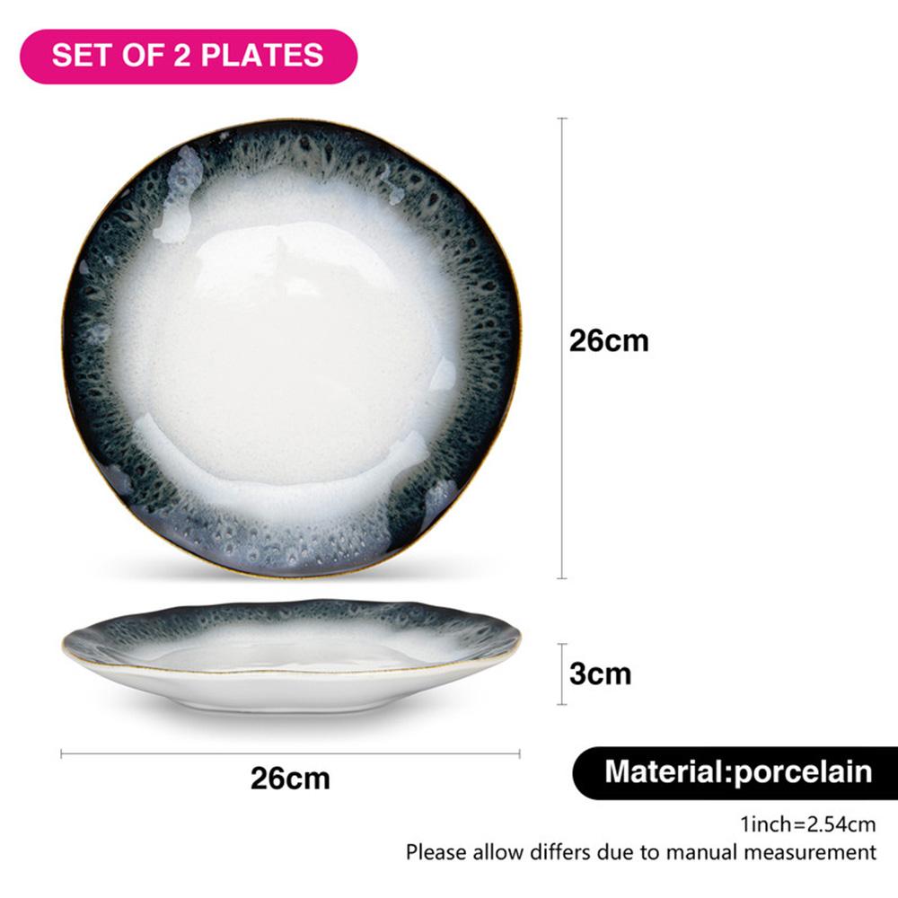 Fissman - Galactica Porcelain Plate - 26 cm - 2pcs