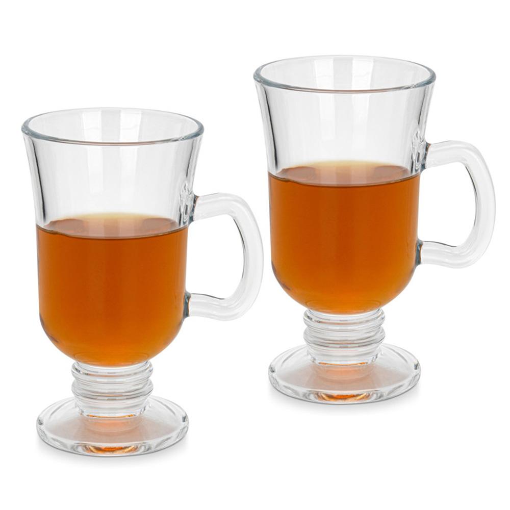 Fissman - Irish Coffee Glass Mug - Clear - 250 ml - 2pcs