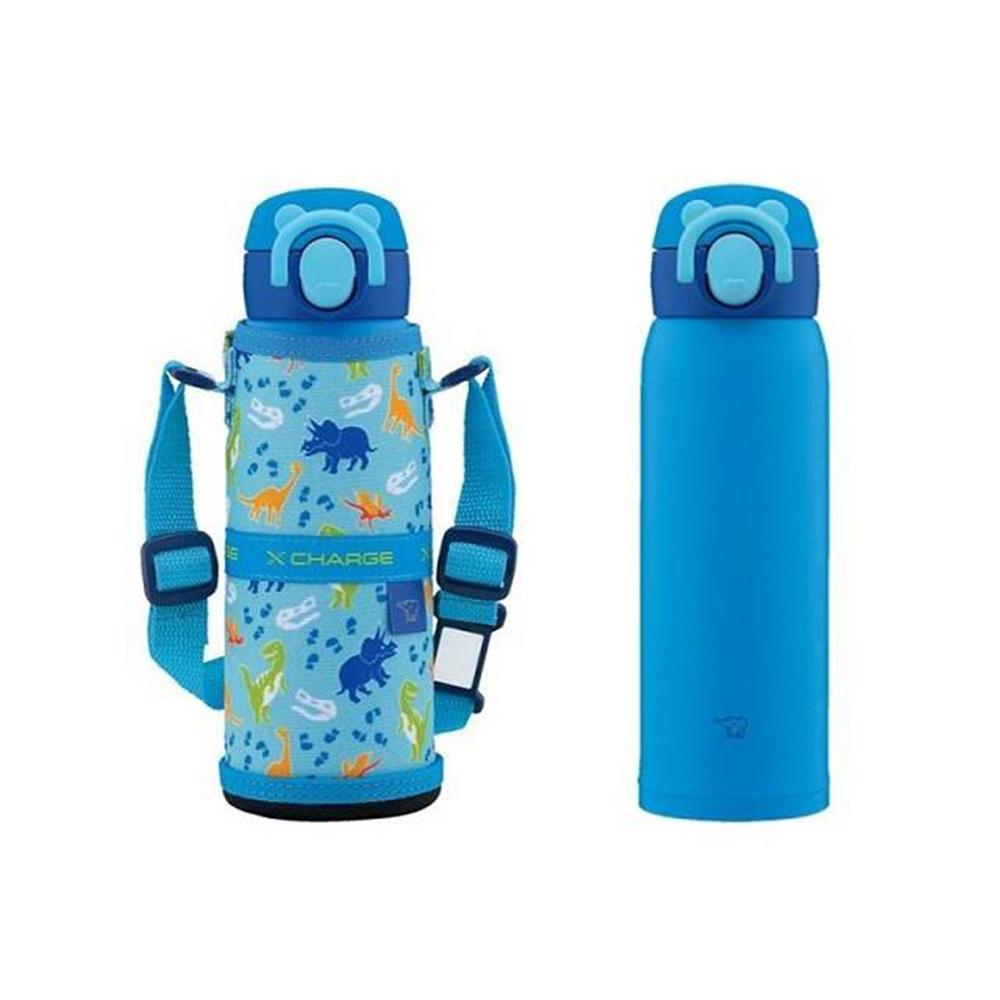 Zojirushi - Dinosaurs Stainless Steel Bottle - Blue - 480 ml