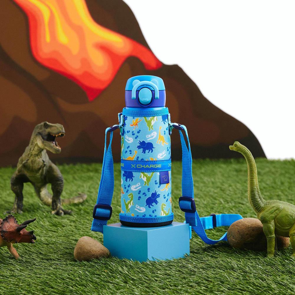 Zojirushi - Dinosaurs Stainless Steel Bottle - Blue - 480 ml