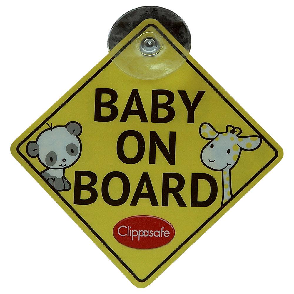 Clippasafe Baby On Board / Child On Board Sign