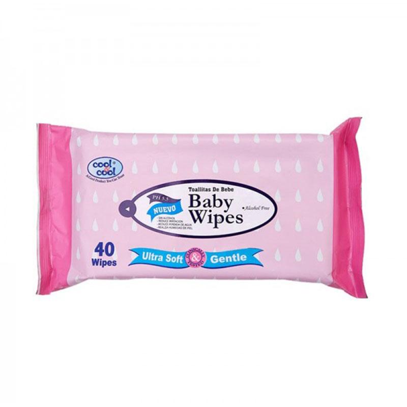 Cool&Cool - Baby Washing Gel 500ml + Baby Wipes Regular 40's