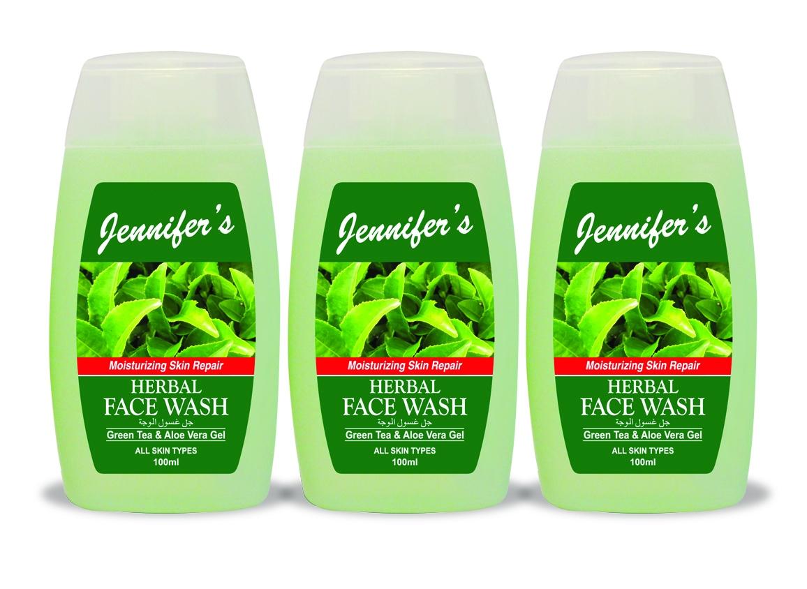 Jennifer's - Face Wash Herbal, 100ml (Triple Pack)