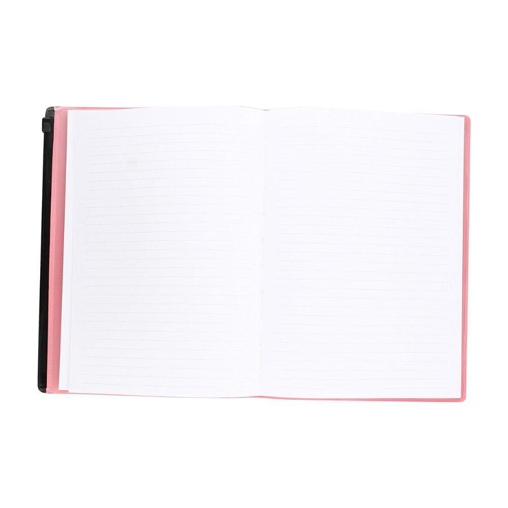 Collins - Framework A5 Feint Ruled Notebook - Pink