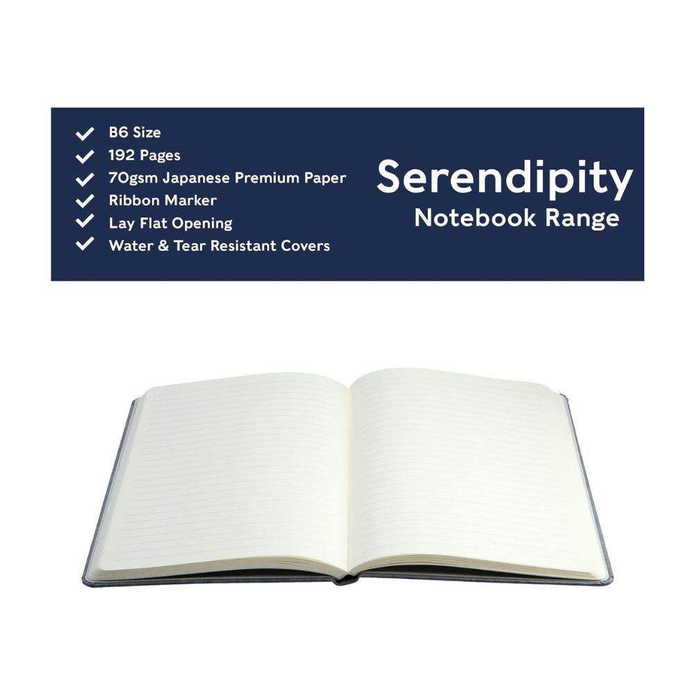 Collins - Serendipity B6 Ruled Notebook - Grey