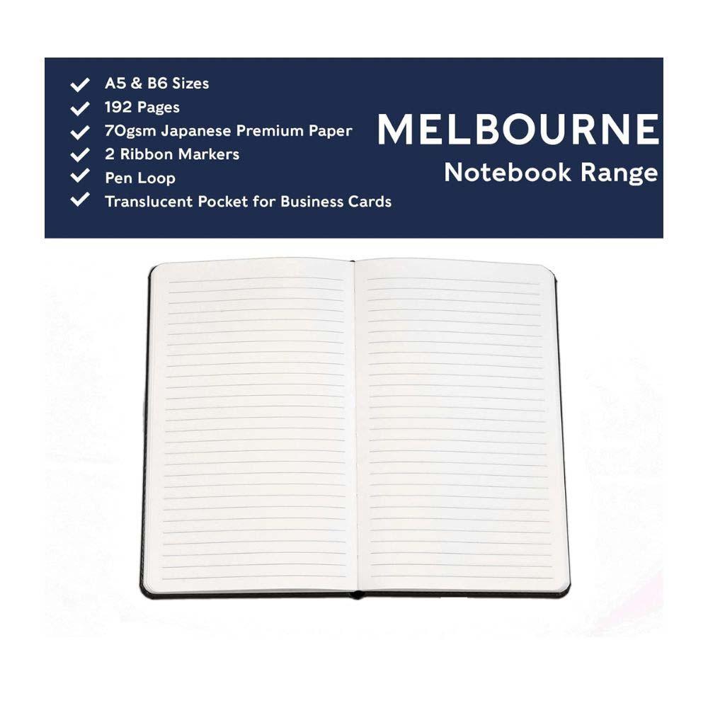 Collins - Melbourne A5 Dotted Notebook - Pink