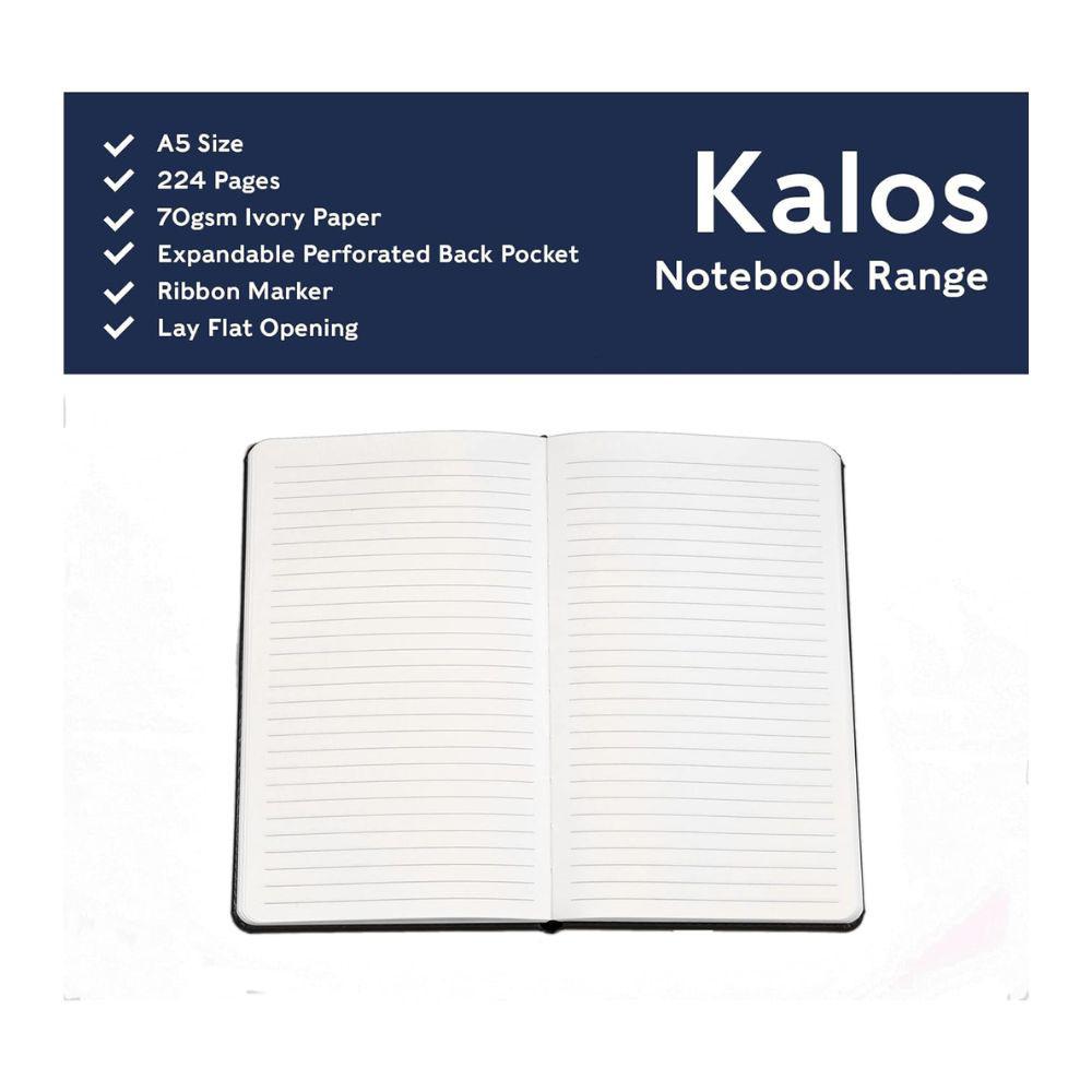 Collins - Kalos A5 Ruled Notebook - Pink