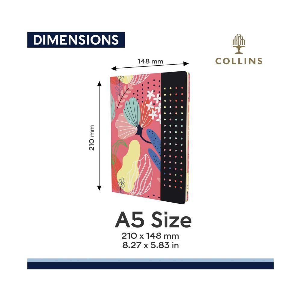 Collins - Kalos A5 Ruled Notebook - Pink