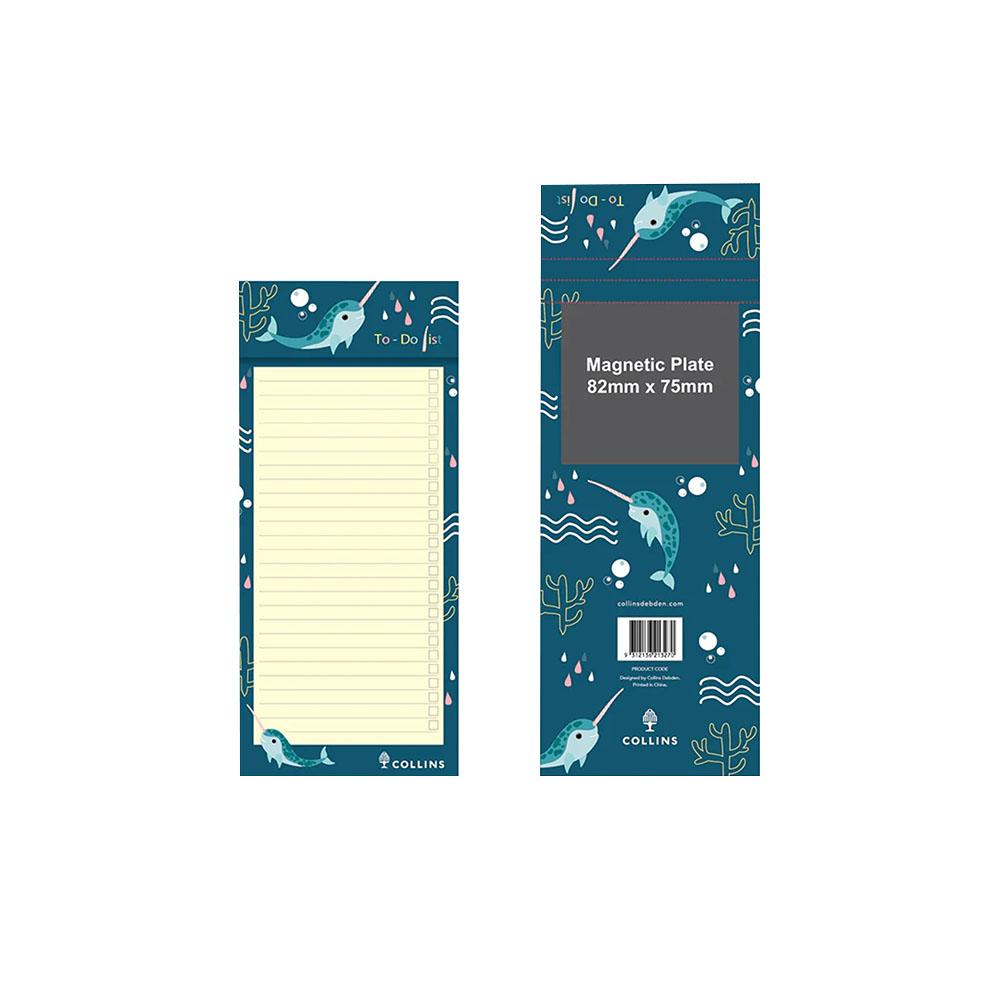 Collins - Natura To Do List Notepad With Magnetic Strip - Blue