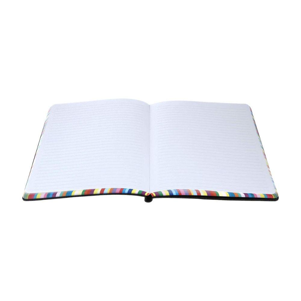 Collins - Edge Rainbow A5 Ruled Notebook - Red