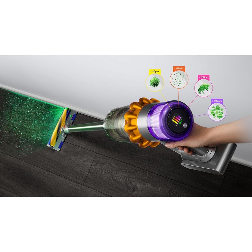 Dyson - V15 Detect Absolute Cordless Vacuum - Iron/Nickel