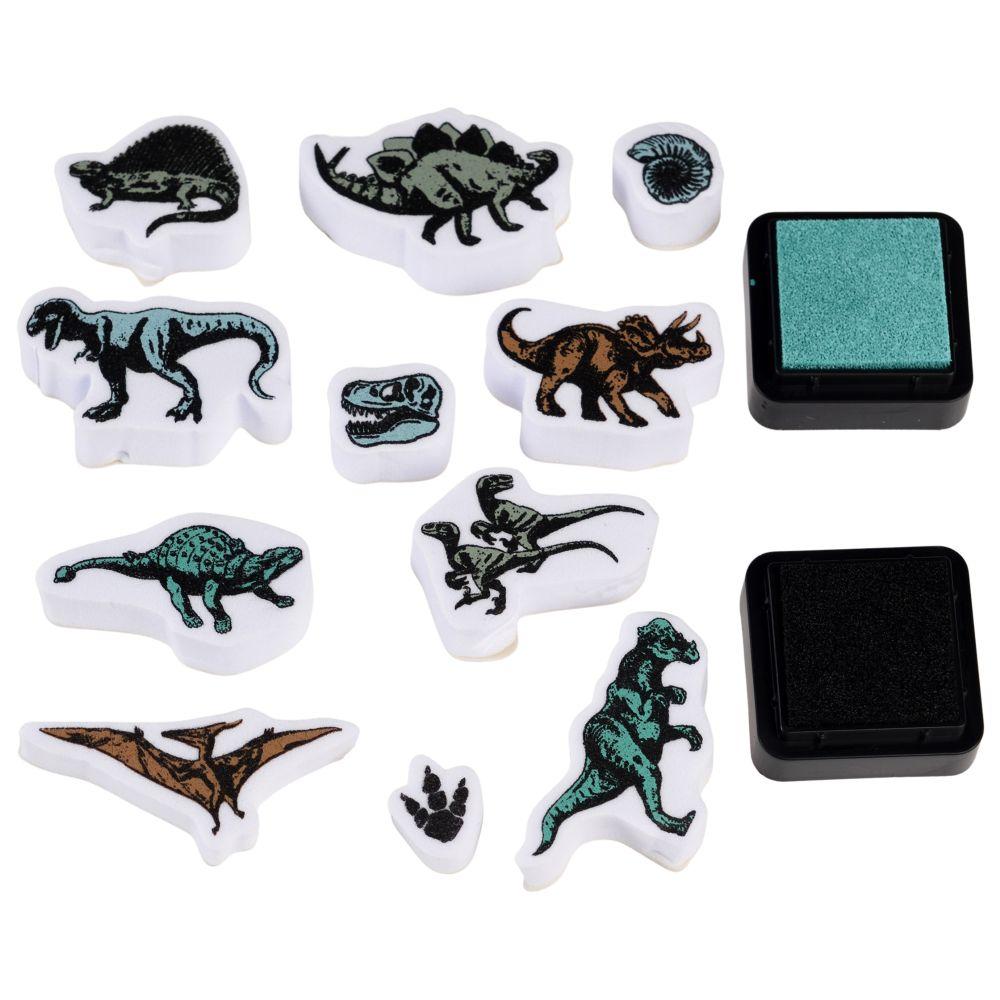 Rex London - Set Of Mini Stamps - Prehistoric Land - 11pcs