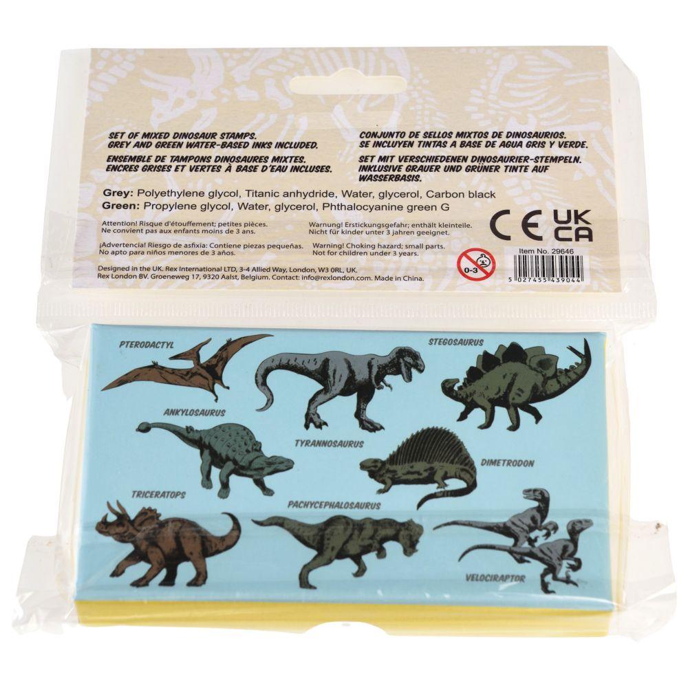 Rex London - Set Of Mini Stamps - Prehistoric Land - 11pcs