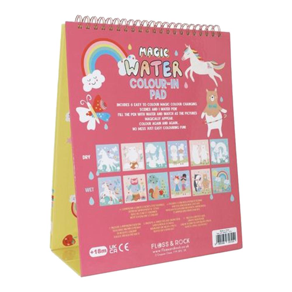 Floss & Rock - Magic Water Colour-In Easel And Pen - Rainbow Fairy