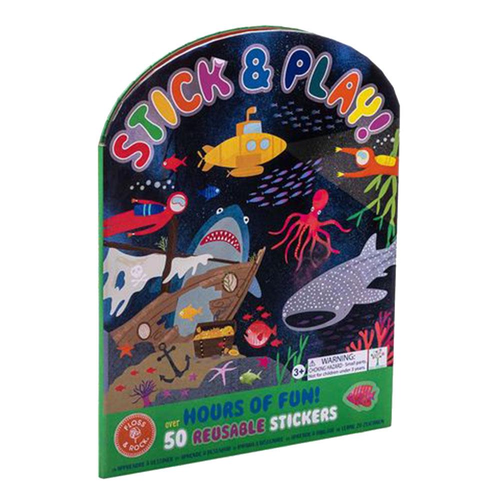 Floss & Rock - Stick And Play Stickers - Deep Sea - 50+pcs