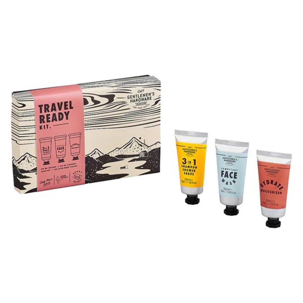 Gentlemen's Hardware - Travel Ready Kit - 50 ml - 3pcs