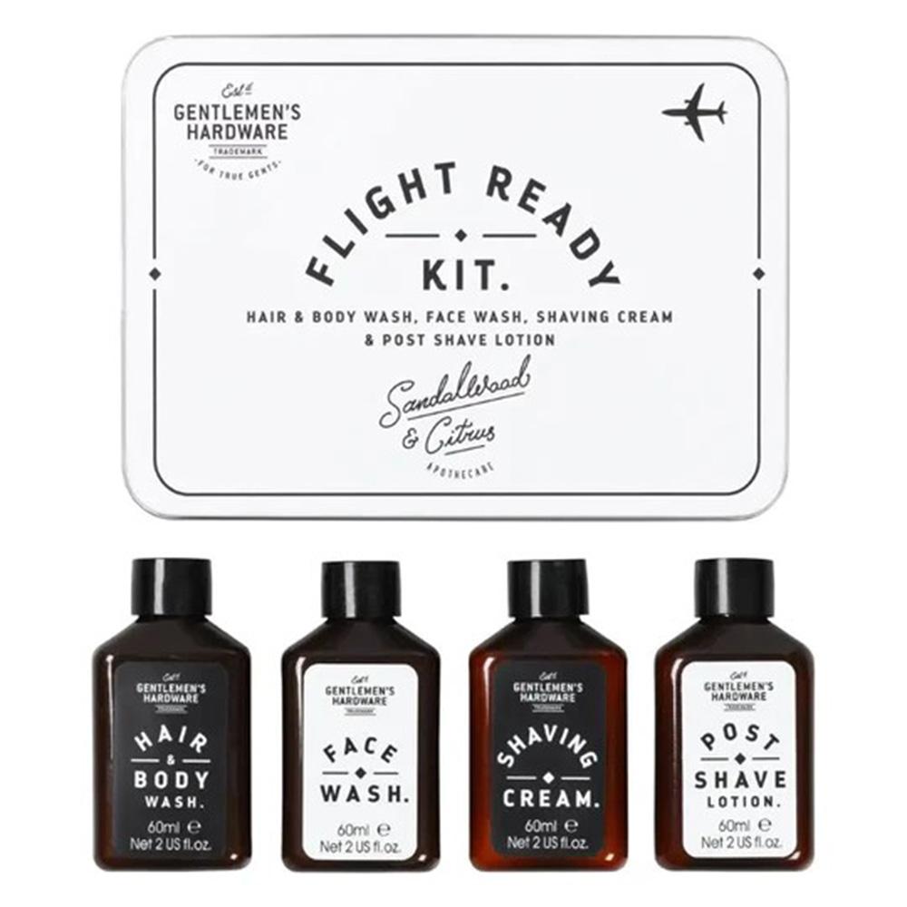 Gentlemen's Hardware - Flight Ready Cosmetic Set - 60 ml - 4pcs