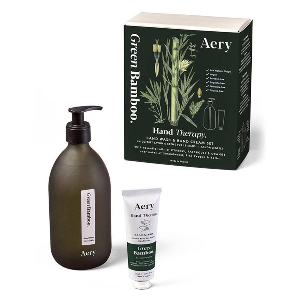 Aery - Green Bamboo Hand Wash 500 ml With Hand Cream 75 ml Gift Set