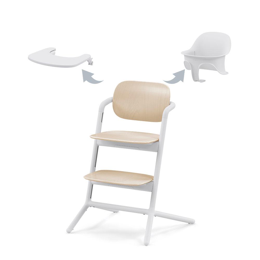 Cybex - Lemo 3-in-1 High Chair Set - Sand White