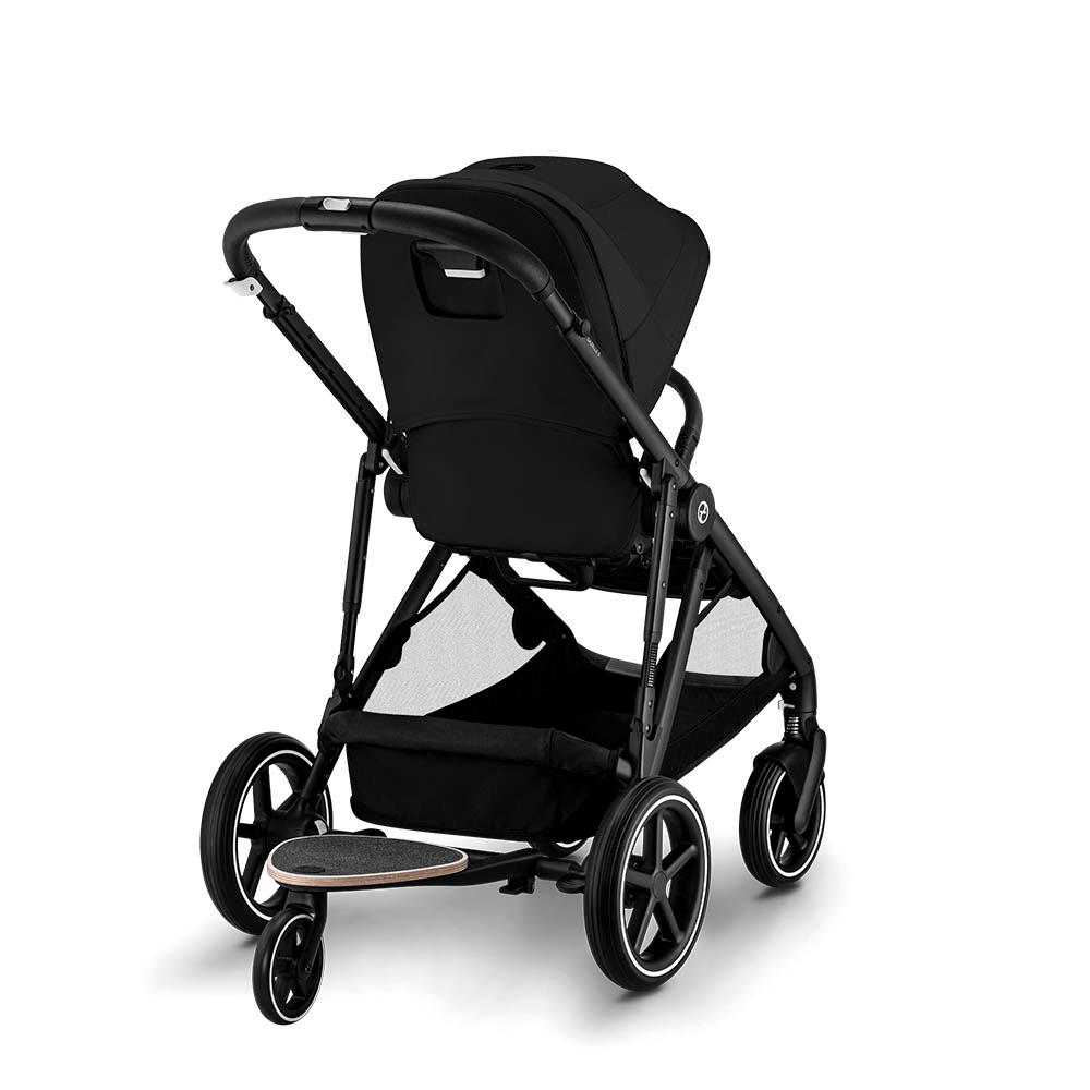 Cybex - Gazelle S Sreoller Double Stroller - Moon Black