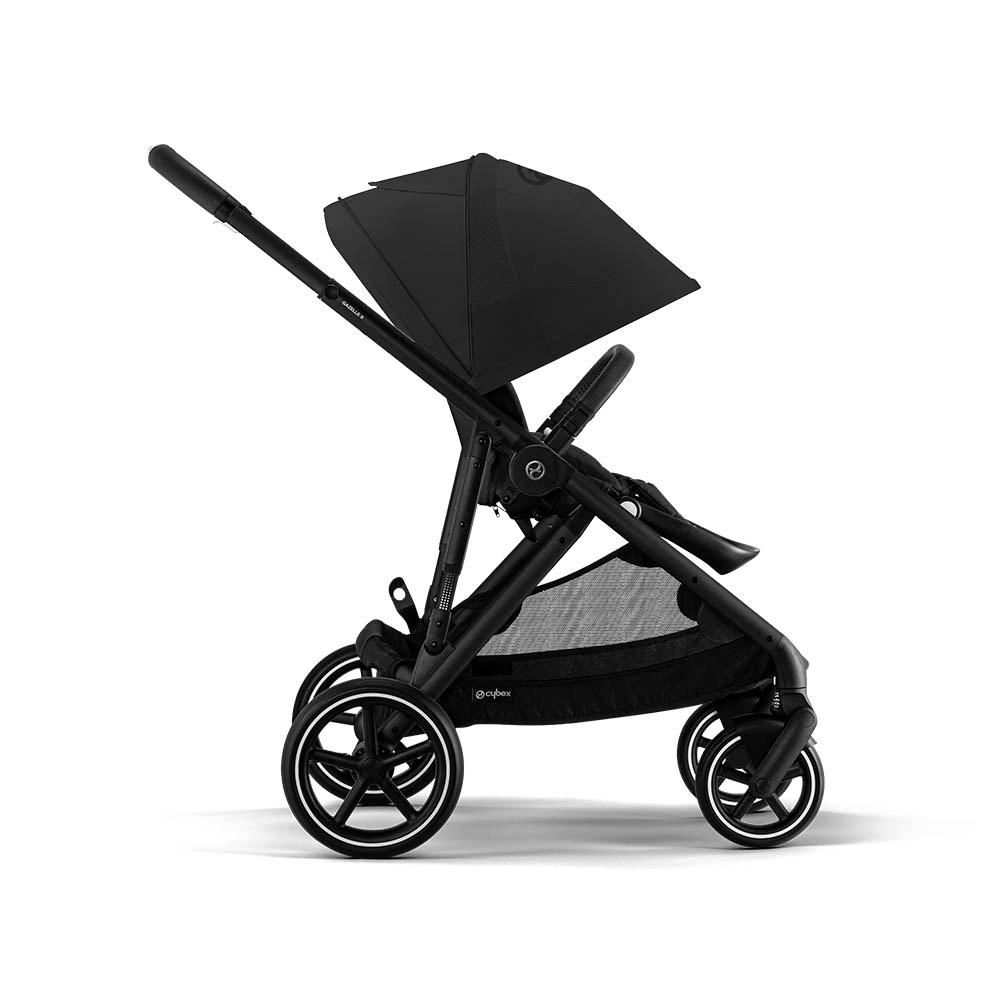 Cybex - Gazelle S Sreoller Double Stroller - Moon Black