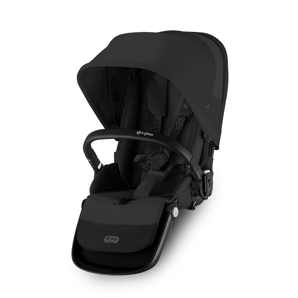 Cybex - Gazelle S Sreoller Double Stroller - Moon Black