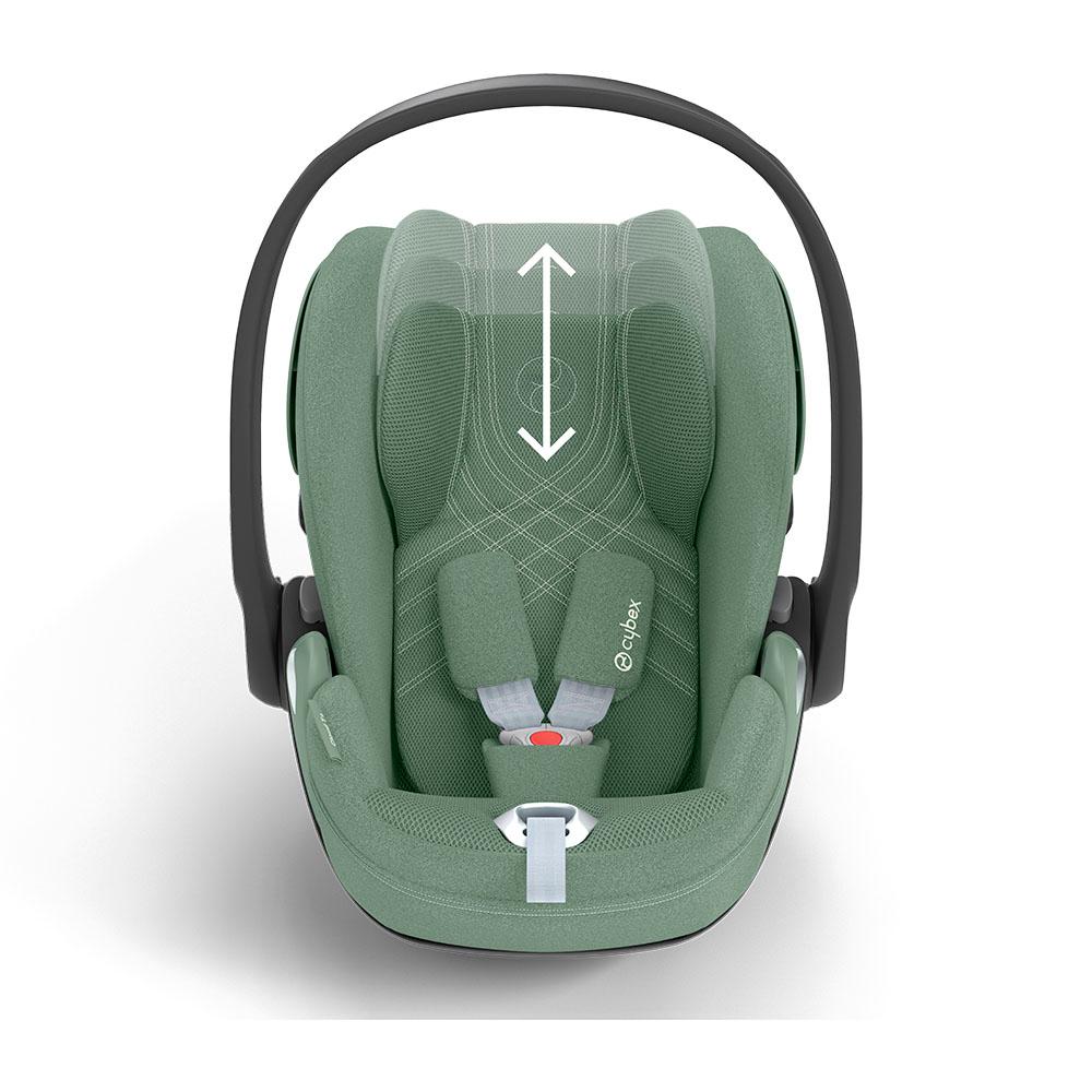 Cybex - Cloud T I-Size Plus Car Seat - Leaf Green/Dark Green