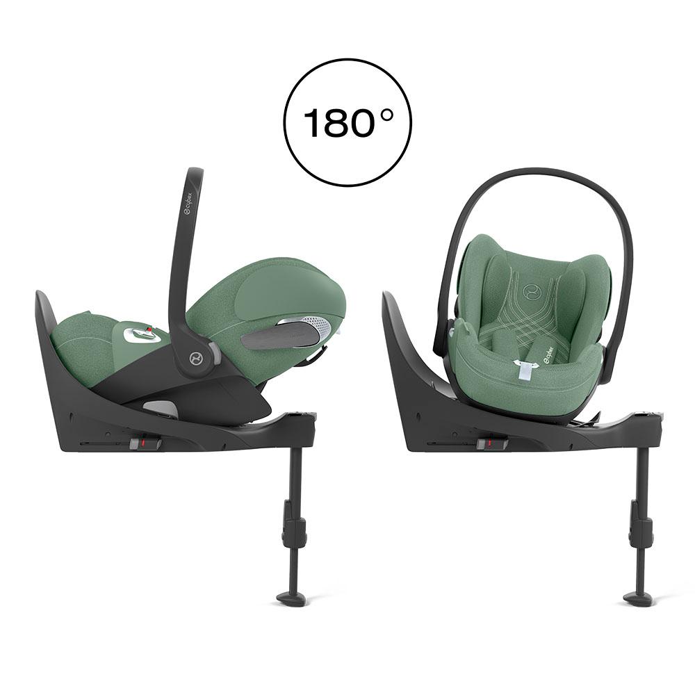 Cybex - Cloud T I-Size Plus Car Seat - Leaf Green/Dark Green