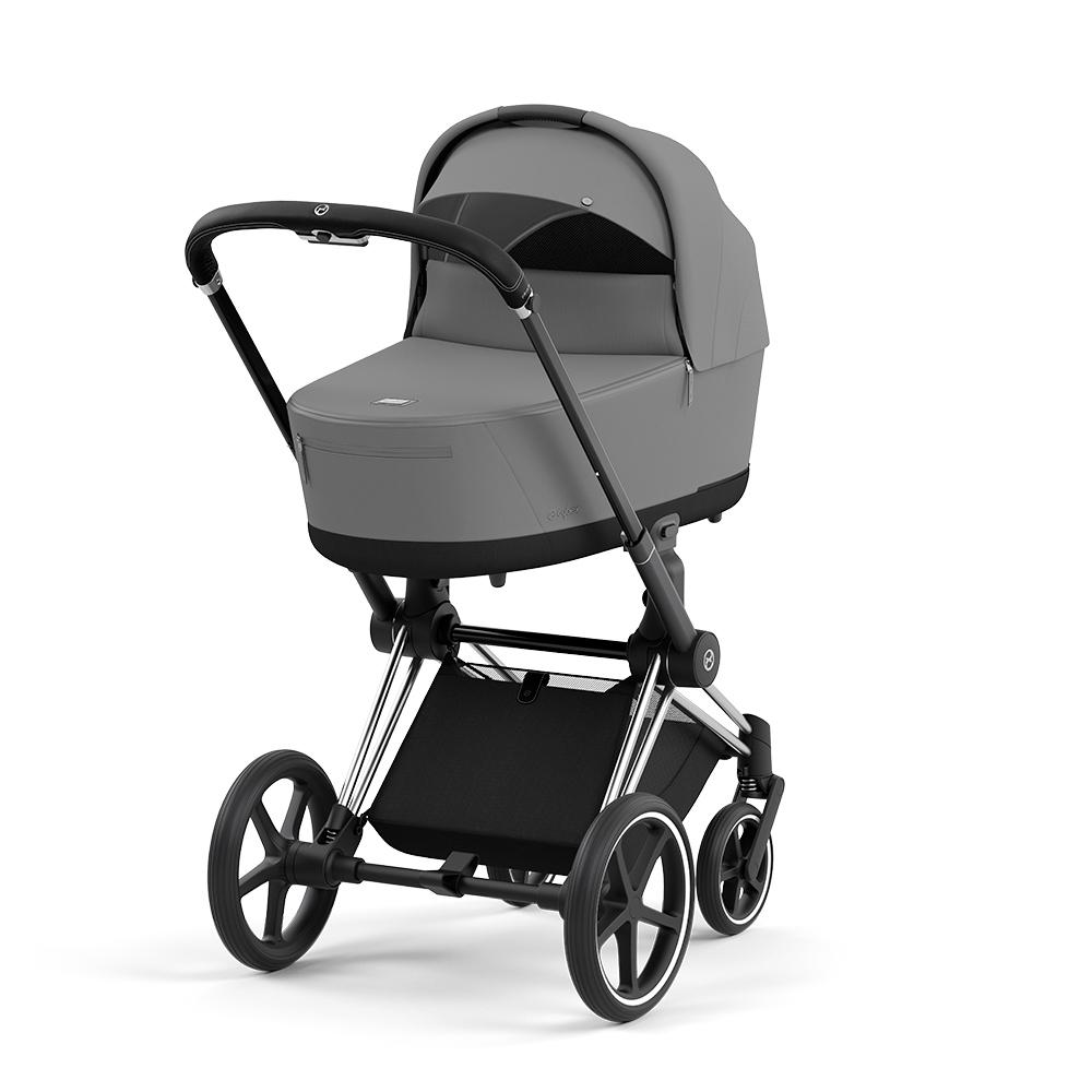 Cybex - Priam Lux Carry Cot - Mirage Grey/Dark Grey