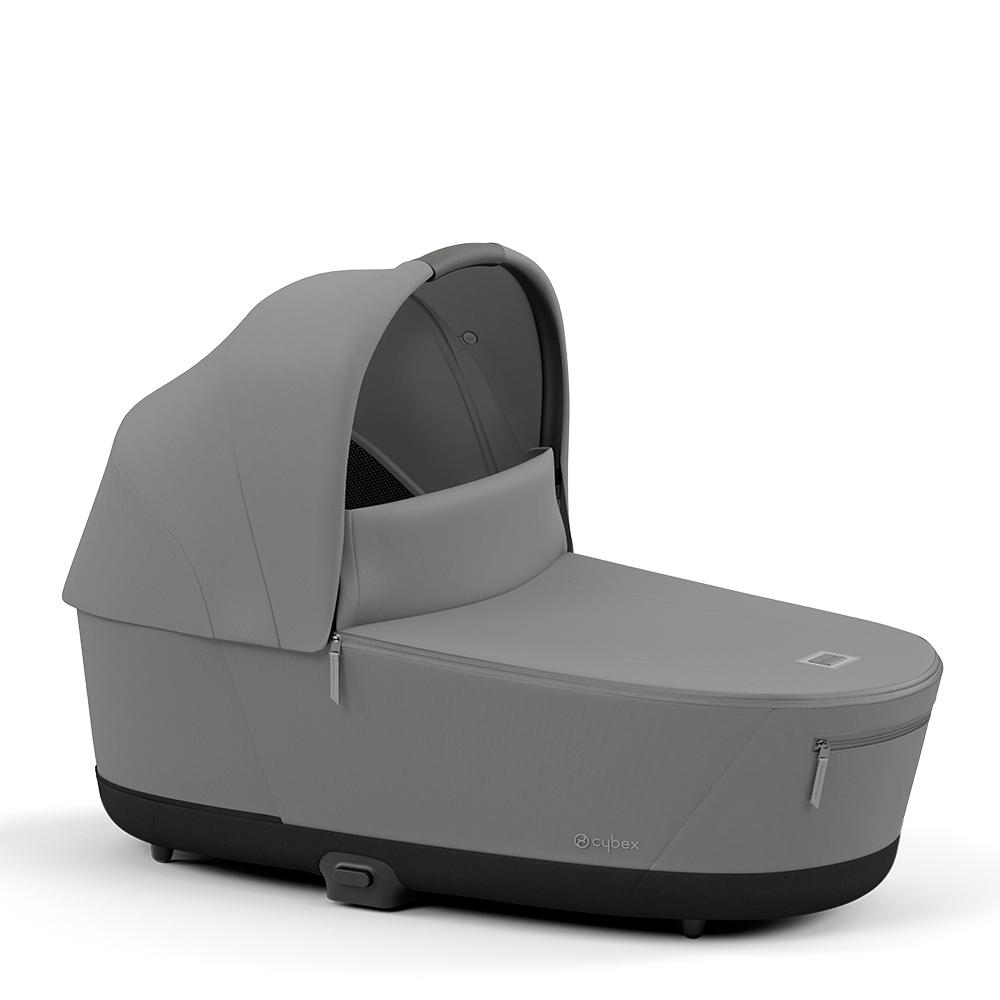 Cybex - Priam Lux Carry Cot - Mirage Grey/Dark Grey