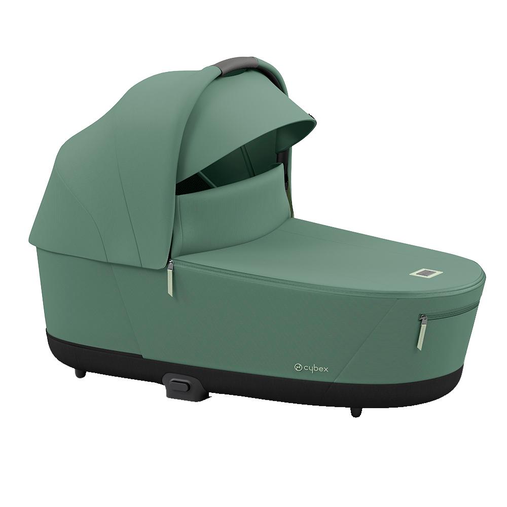 Cybex - Priam Lux Carry Cot - Leaf Green/Dark Green